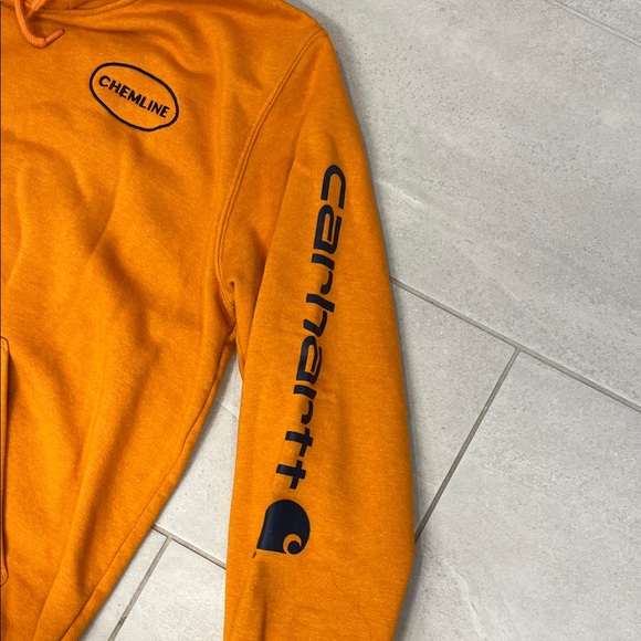 CARHARTT Orange Hoodie-Men’s Size XL - Picture 4 of 7